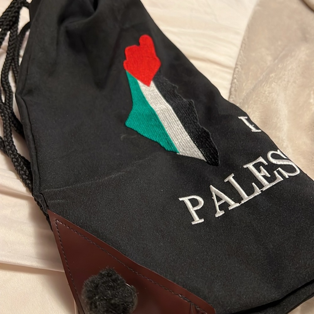 Palestinian flag drawstring backpack - Picture 3 of 4